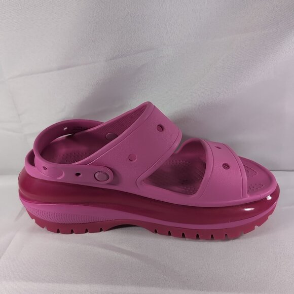 Crocs Classic Mega Crush Juice Pink Unisex Sandals 11 M11/W12.5 207989 Platform - Picture 9 of 16